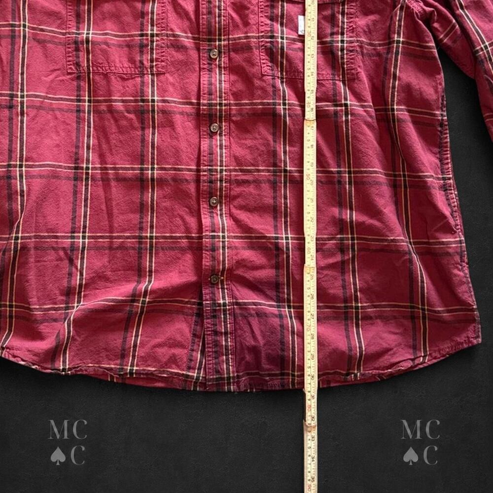 Carhartt burgundy shirt 100% Cotton - Picture 5 of 7